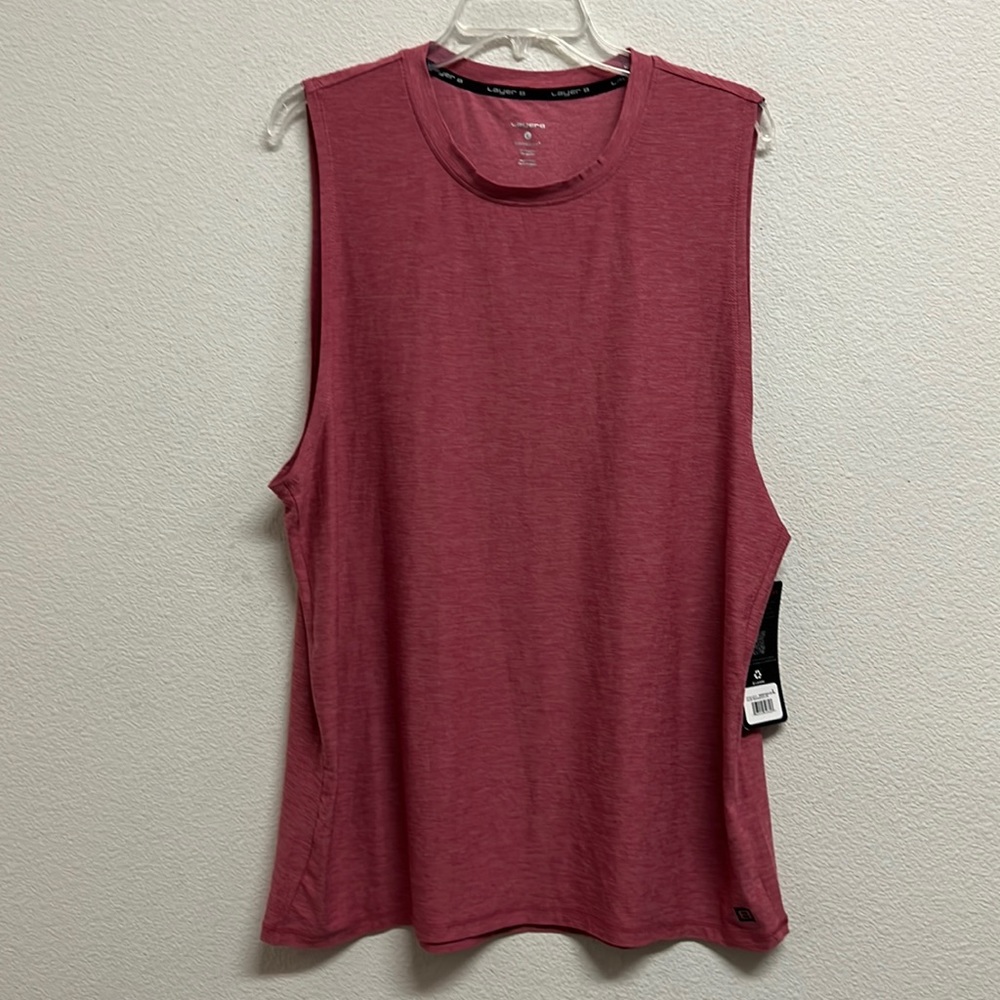 Layer 8 Performance Men's Crewneck Tank Top L